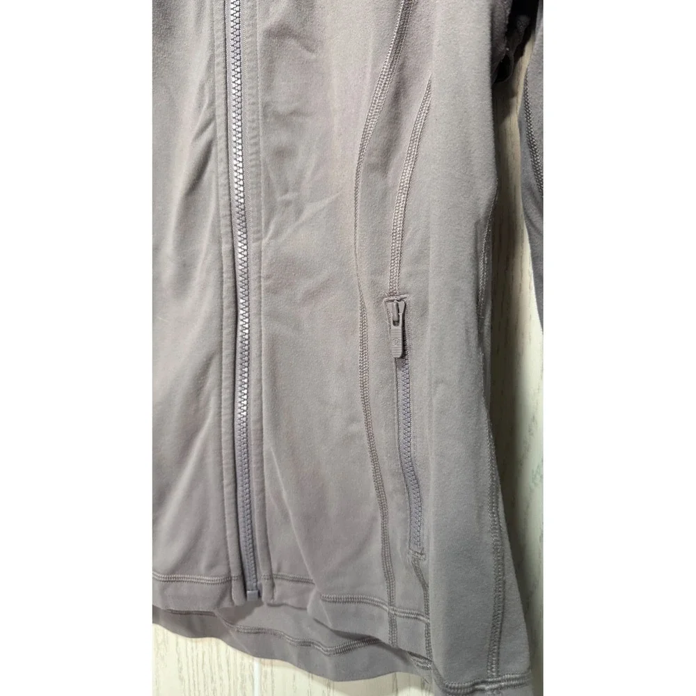 Lululemon Define Jacket Lunar Rock Size 10 Luon Full Zip Yoga Track Jacket